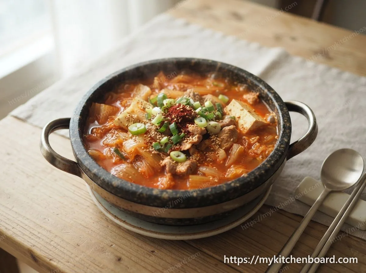 Kimchi-jjigae au porc