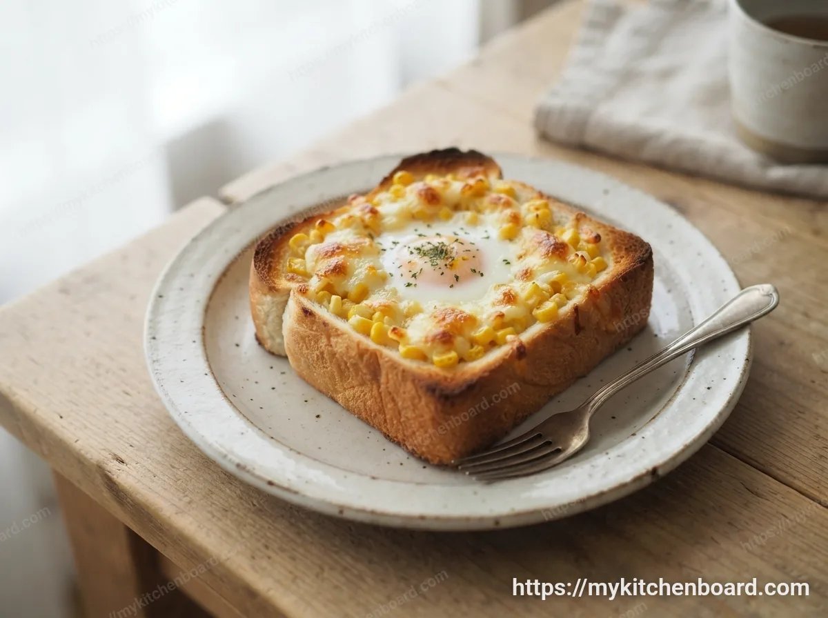 Pan de huevo con maíz y queso