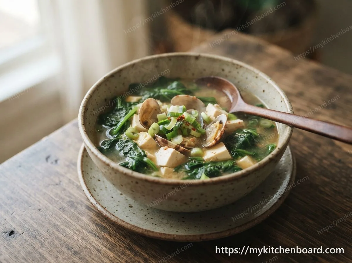 Spinach Doenjang Guk