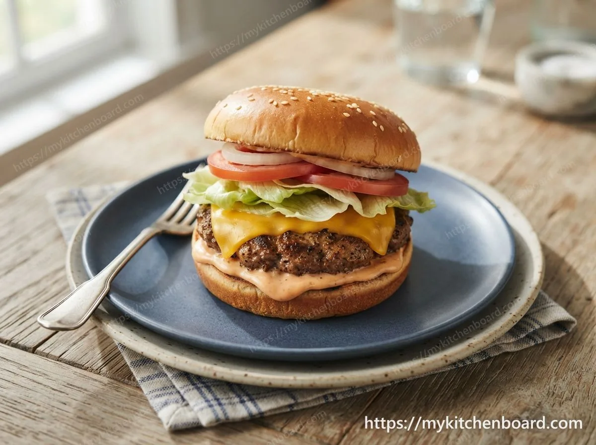 Cheeseburger classique