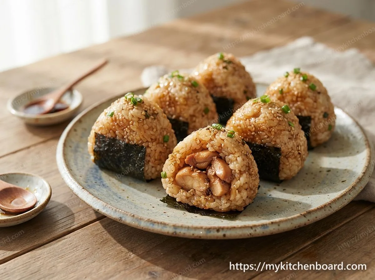 Chicken Teriyaki Rice Balls
