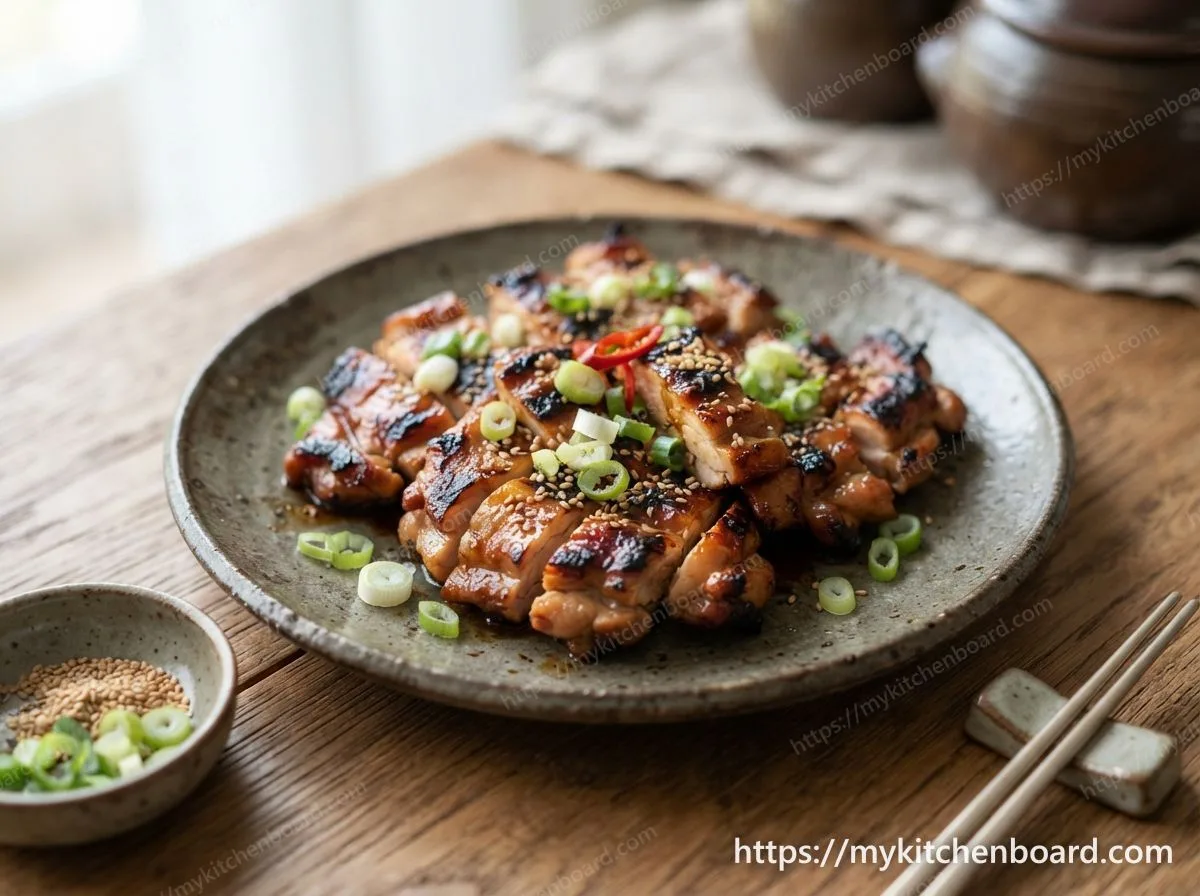 Grilled Soy Sauce Chicken Thighs