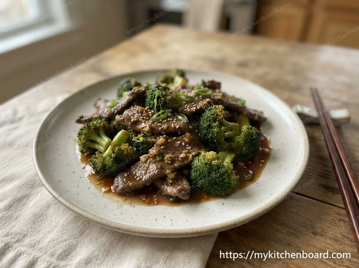 牛肉炒西兰花