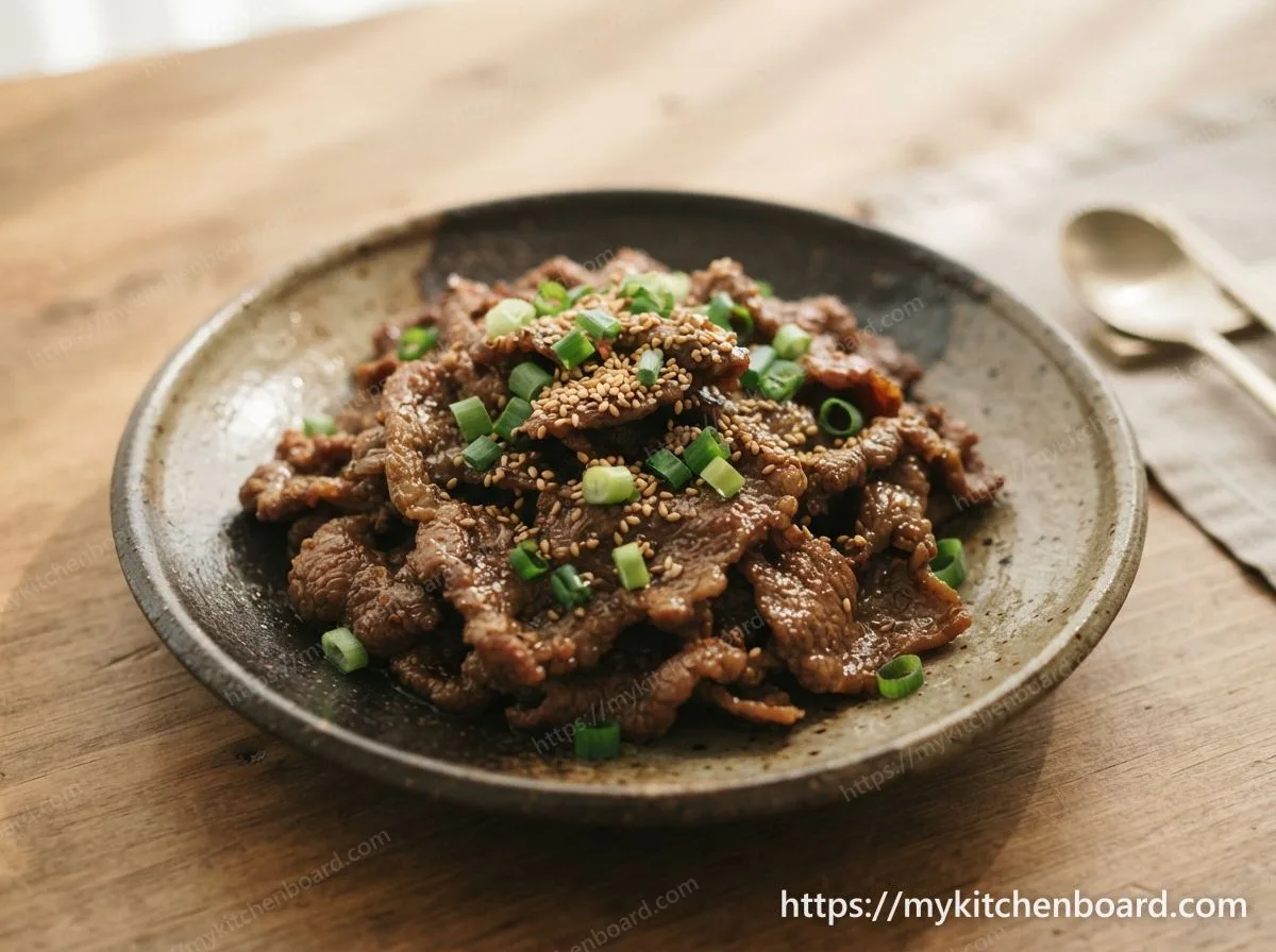 Koreanisches Soja-Rindfleisch