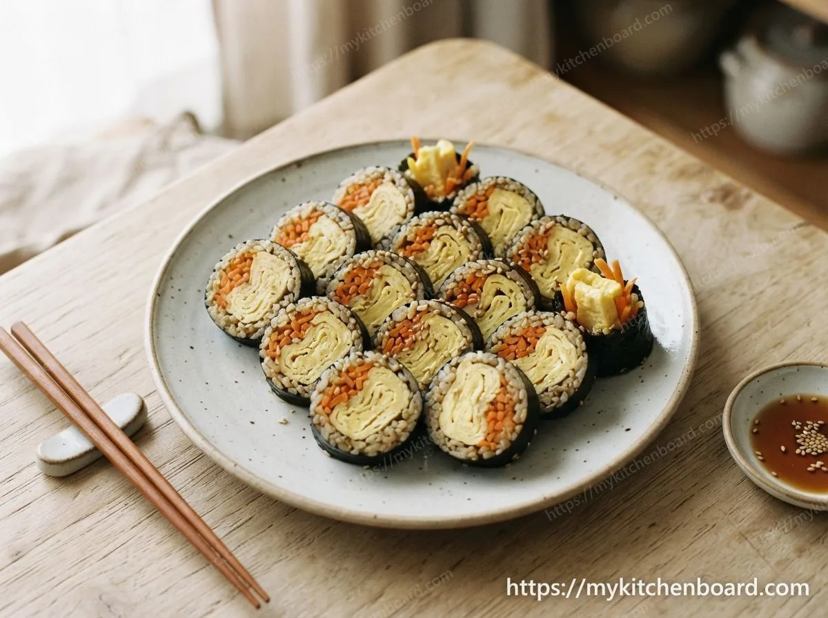 Gimbap aux œufs