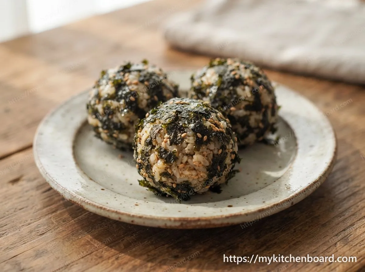 Bola de arroz con atún y mayonesa
