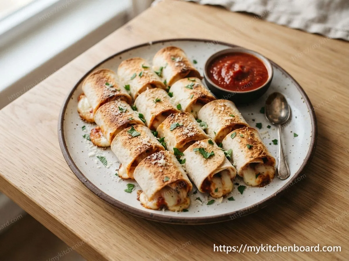 Käse-Pizza-Rollups
